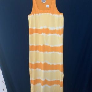 NWT tie-dyed maxi dress